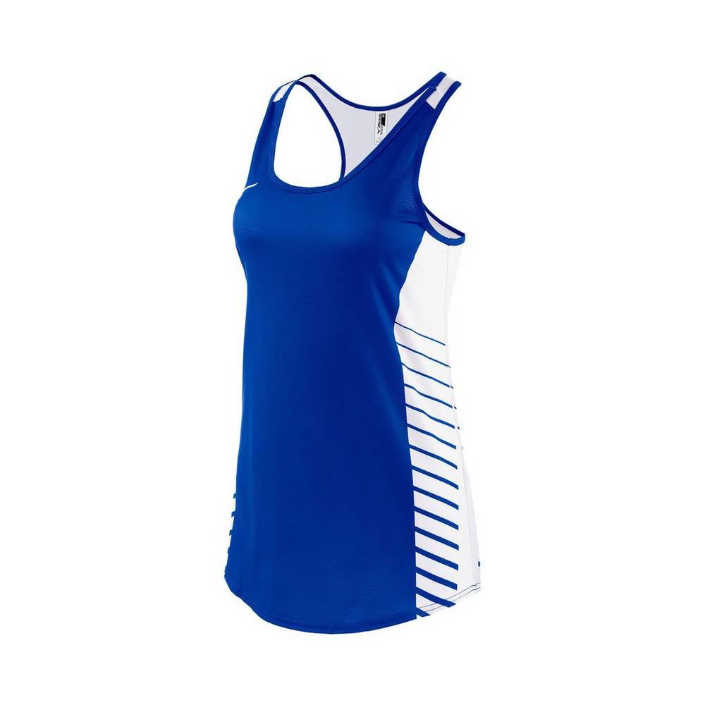 Mizuno Women's Team Tank Top Royal (530096-HFX)